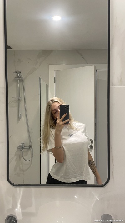 A blonde with a little bit of spice