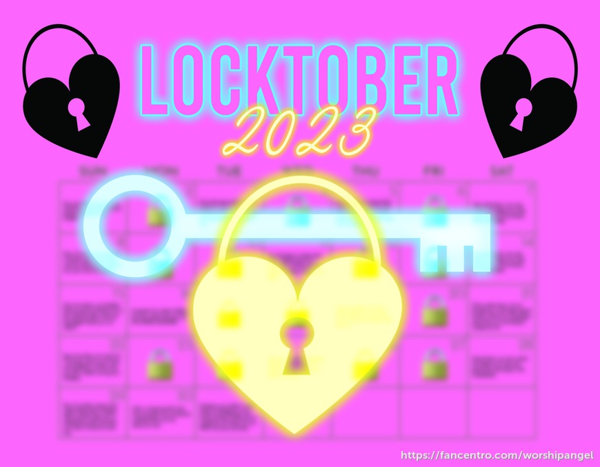 Locktober Chastity & Task Calendar 1