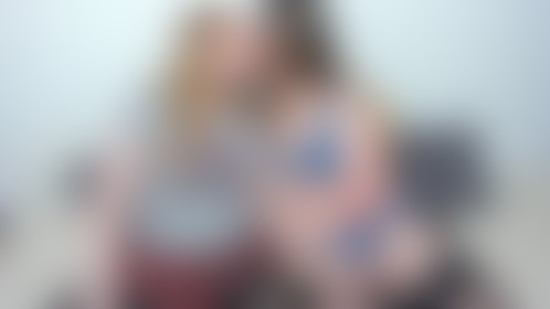 Some horny pics of Nicky touching me everywhere! Subscribe if you enjoy trans cis lesbian content! - post hidden image