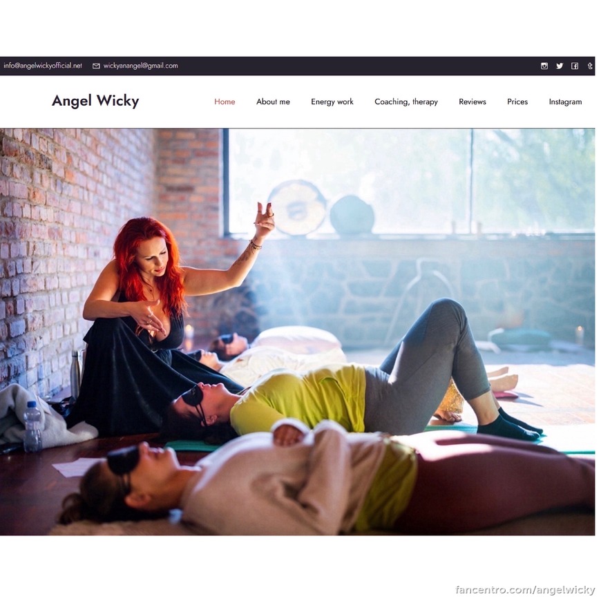 Yeyy!! Written the last sentence, uploaded the last photo and finished my new website. Angelwickyofficial.net /angelwickyofficial.com are back up🤗 1