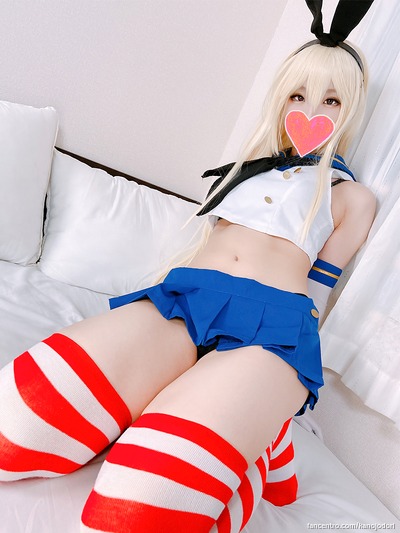 Japanese Cosplaygirl Homemade Video💜KanColle Shimakaze