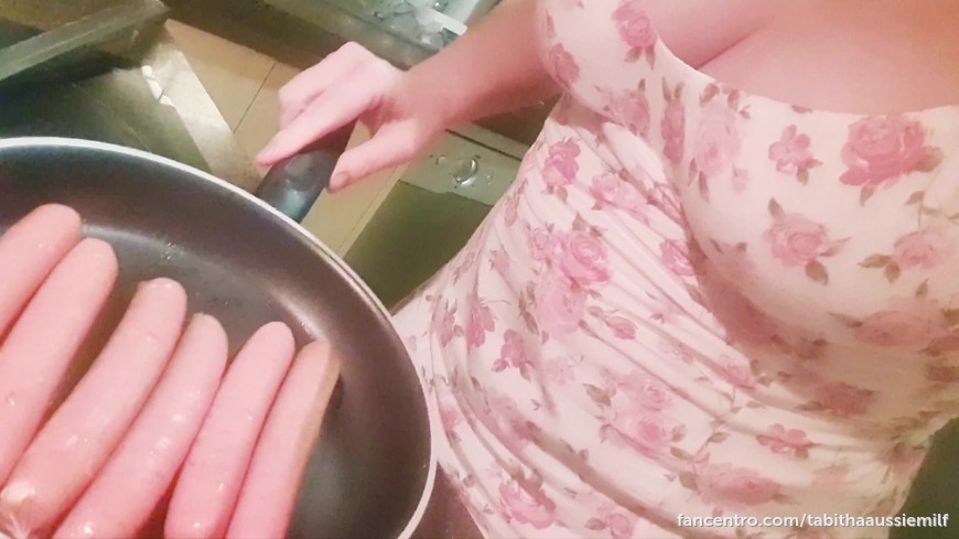 Mums always give the best sausage care. 1foreground