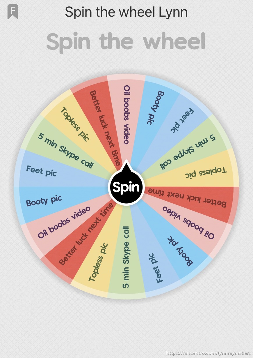 SPIN THE WHEEL🔥🌶 - post image