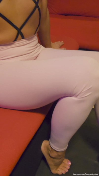 Yoga ending in making my super wet tight pussy cumm twice