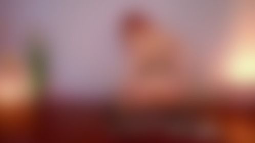 Anal riding on a clear dildo - post hidden image