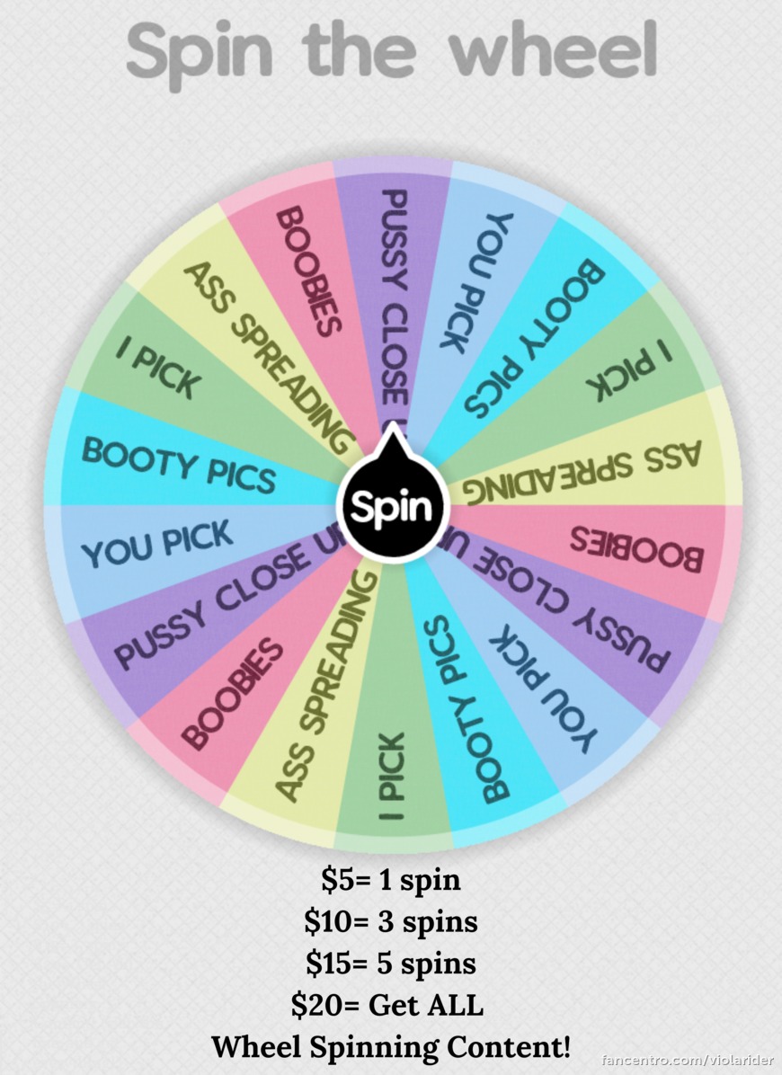 Spin my Naughty Wheel Game! - post image