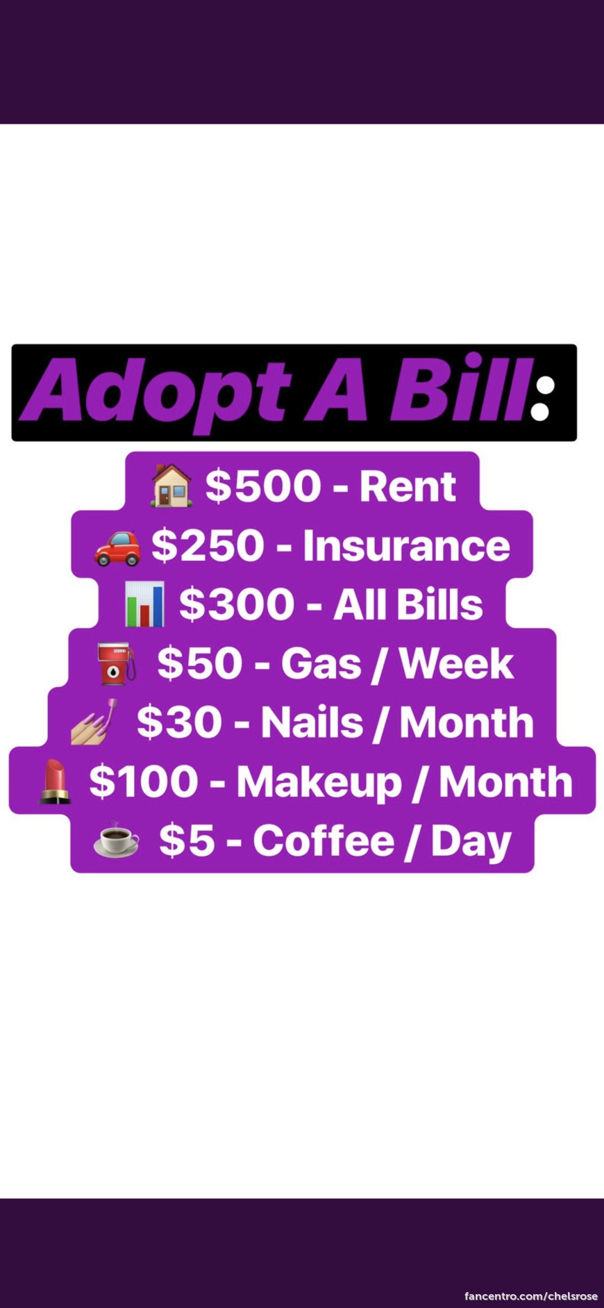 TIPS APPRECIATED- ADOPT A BILL 1