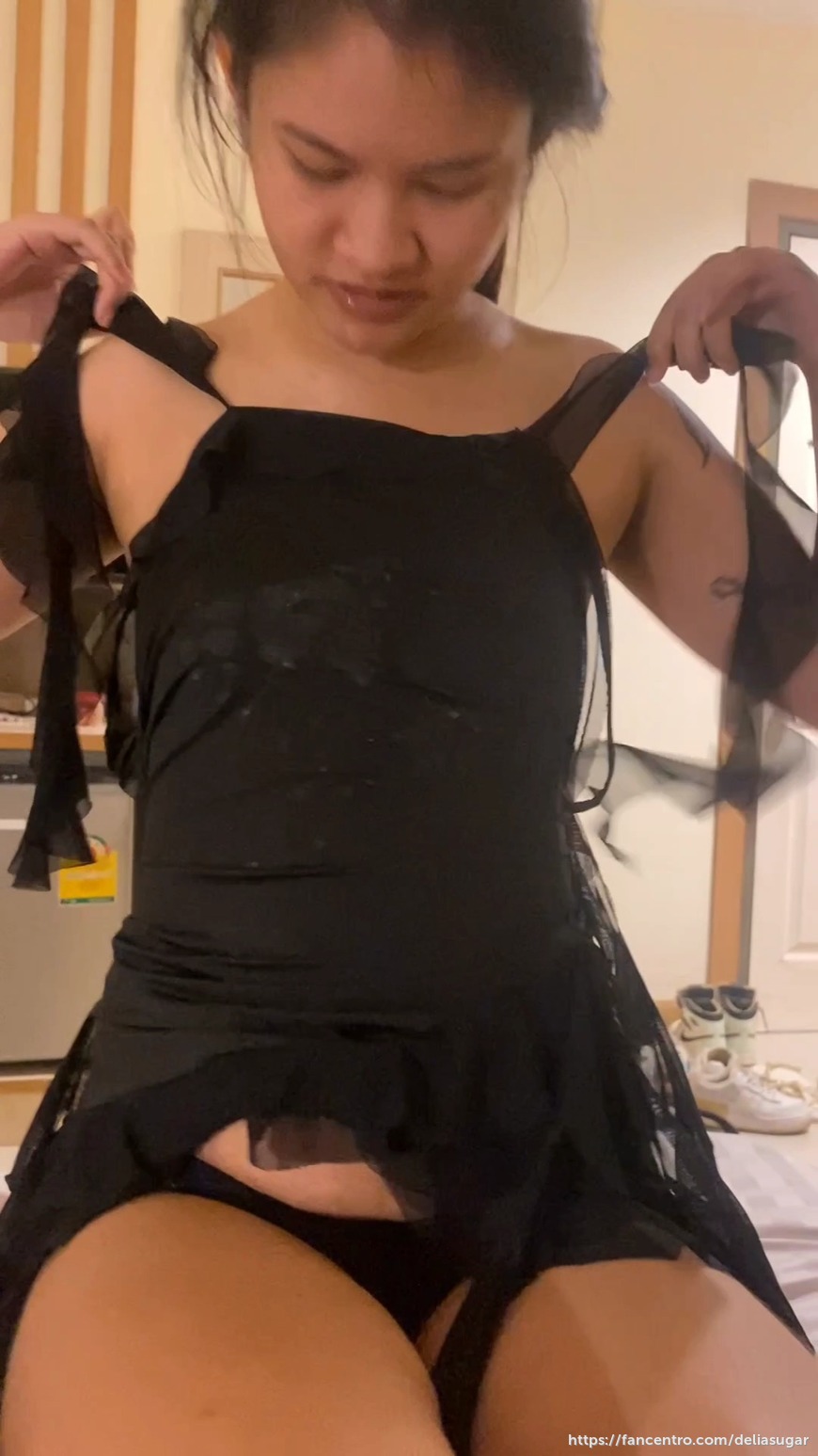 Two cumshots for me and my slut outfit
