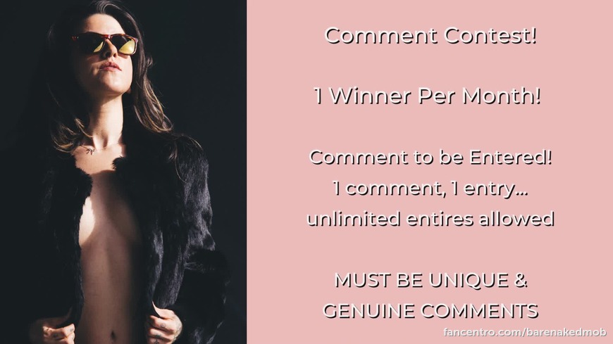 Comment Contest 1foreground
