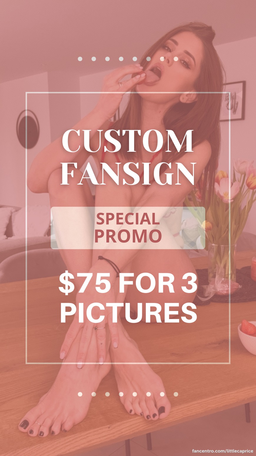 GET 3 PICS FOR $75 1