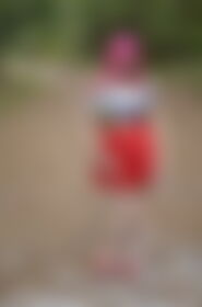 Outdoor Photoshoot in Red - post hidden image