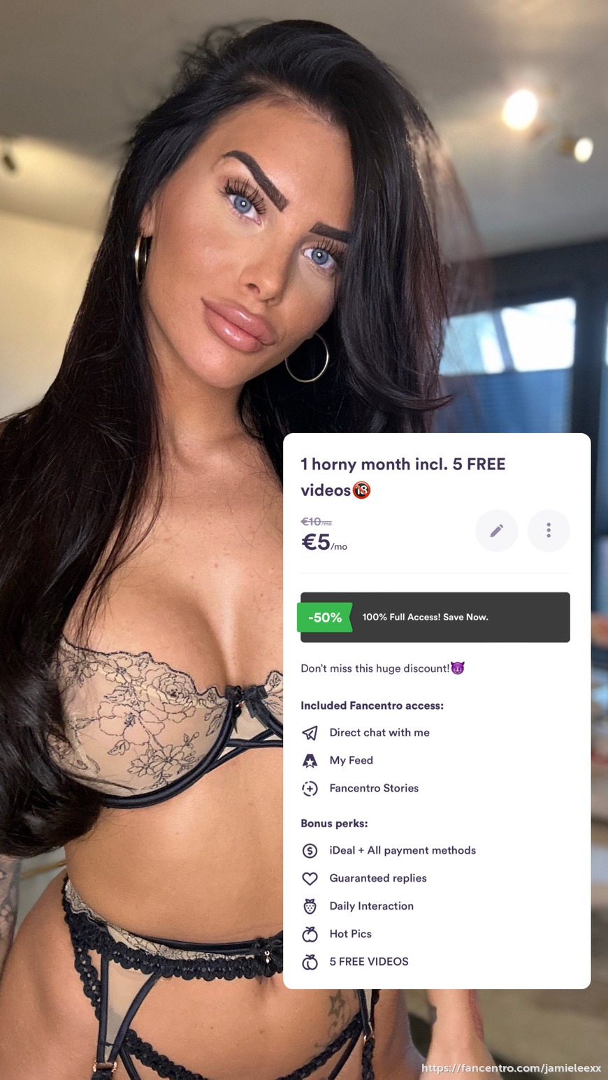 Only till tommorow! €5 incl 5 videos👇🏽