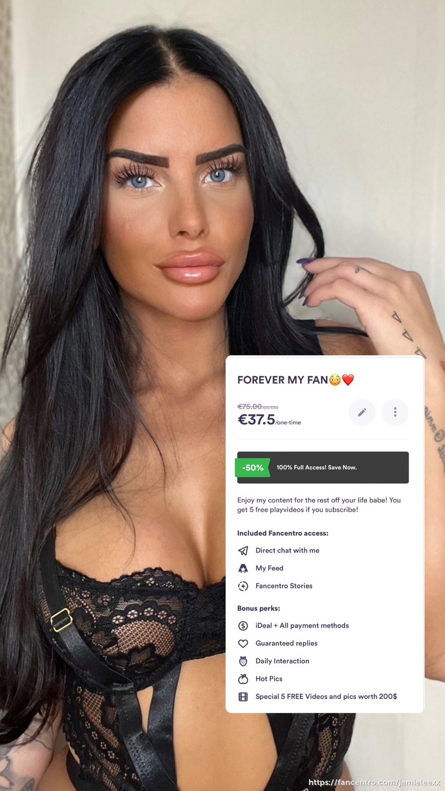 LIFETIME ACCES   5 FREE PLAYVIDEOS👇🏽
