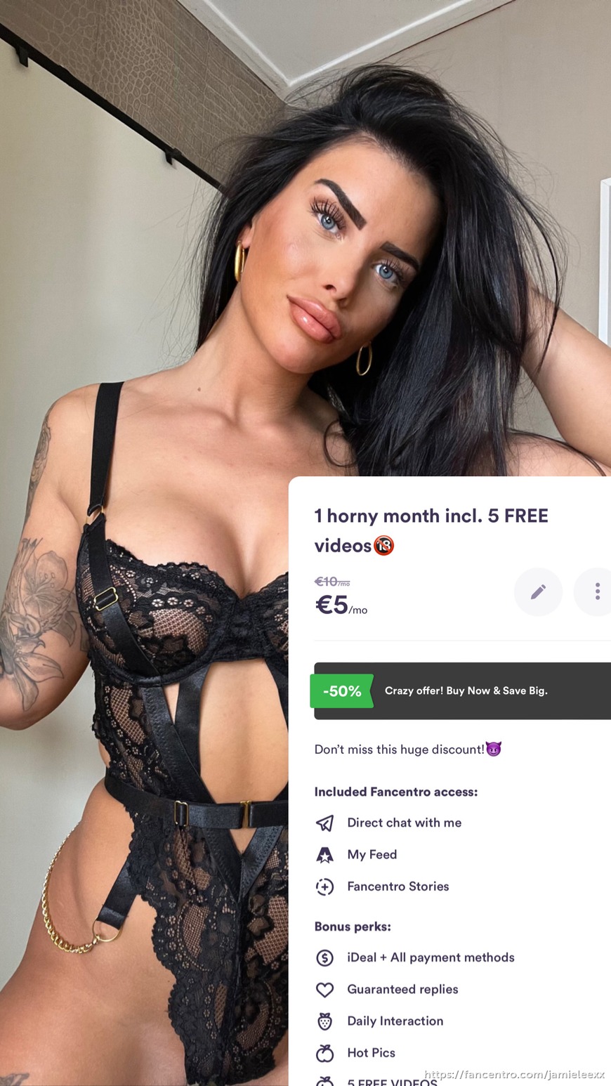 WEEKEND DISCOUNT👇🏽 SUBSCRIBE FOR €5 INCL. 5 VIDEOS 1
