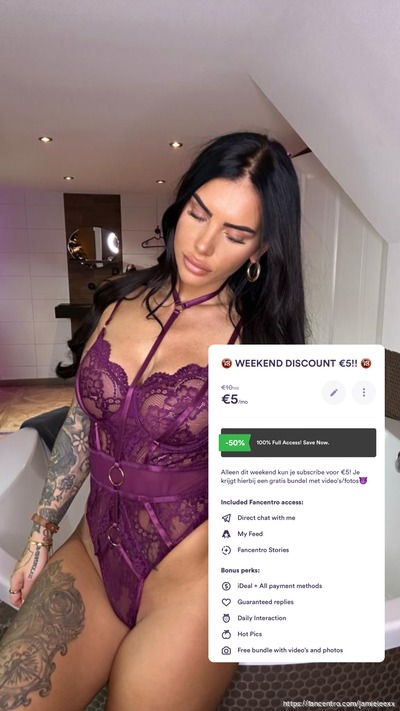 WEEKEND DISCOUNT! SUBSCRIBE FOR €5 INCL. 5 VIDEOS😈👇🏽🩷