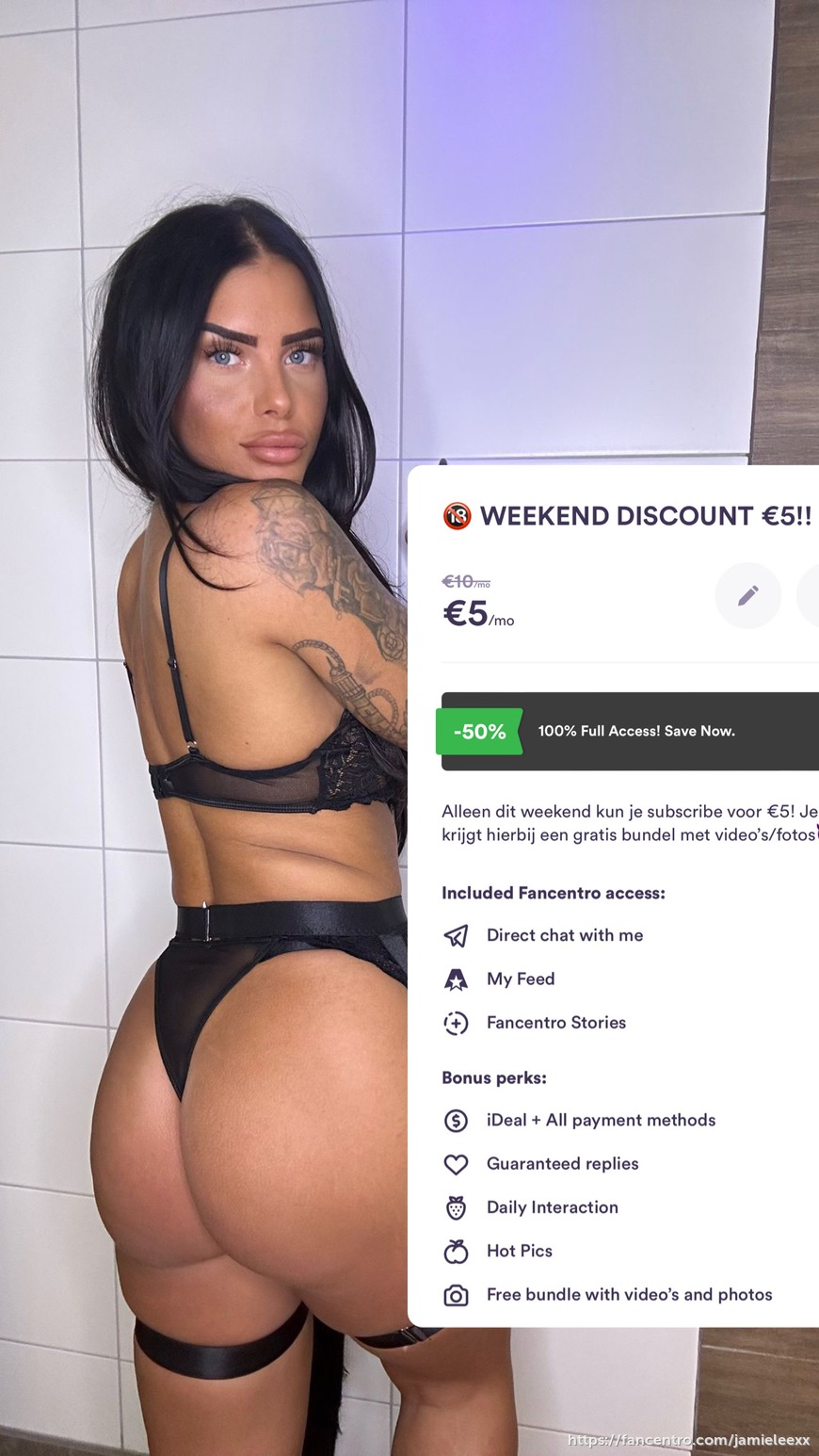 Weekend discount! SUBSCRIBE FOR €5 INCL. 5 VIDEOS😈👇🏽