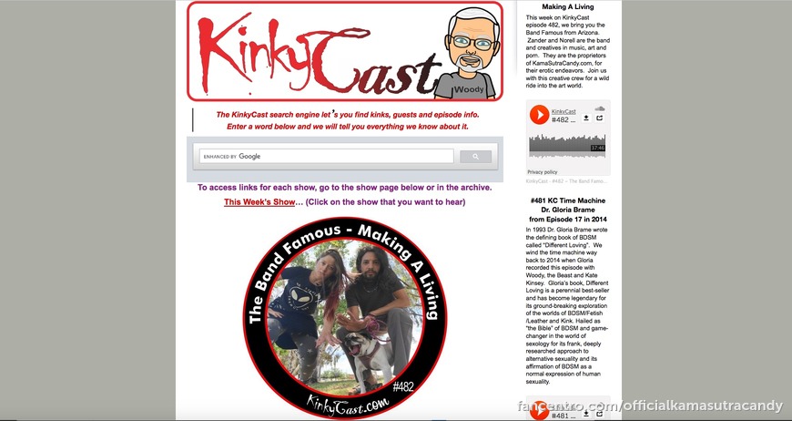 New Interview out now on KinkyCast.com 1