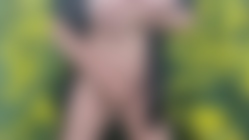 I play with my titts and pussy outdoor... - post hidden image