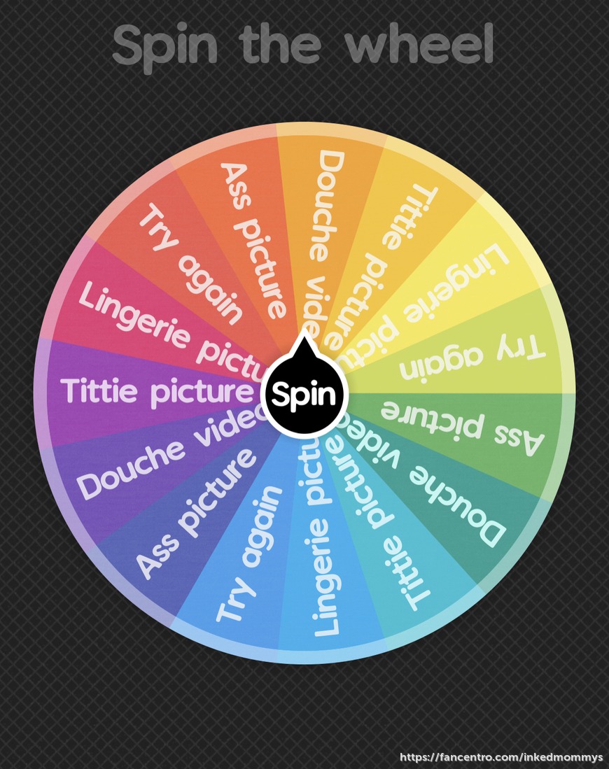 Let’s spice things up 👀 Spin the wheel and get a chance to get your personal pics or videos 😏 WHO’S IN?👅 • Tip $15,- to spin • UNLIMTED spins per person • Ill send the screenrecord of the spin for you 😍