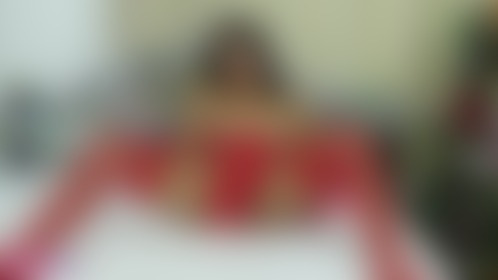 Christmas Red Lingerie Solo Scene - post hidden image