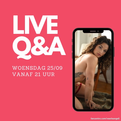 Ben je bij mijn live woensdag? 🥰🥰 1