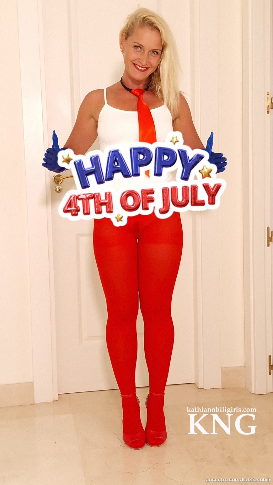 kathianobiligirls Happy 4th of July ❤️🤍💙 - KathiaNobili - Fancentro