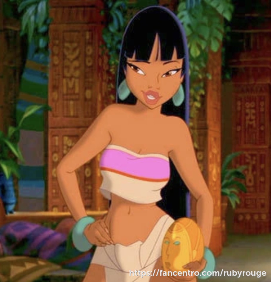 Chel from El Dorado cosplay 🩷 Rubyrouge Fancentro 