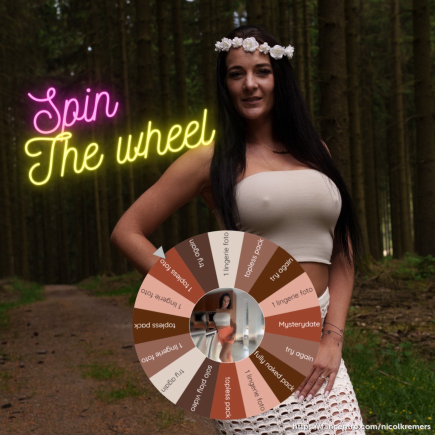 🎡 Spin the Wheel! 🎡 Krijg je niet genoeg van mij? Wil je dit opnieuw beleven?