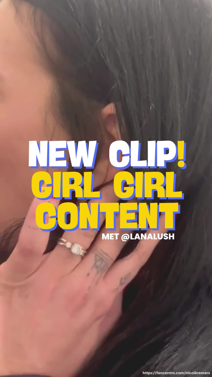 Mijn eerste GIRL GIRL CLIP is nu uit!💦 Durf jij het aan? - Nicol Kremers -  Fancentro