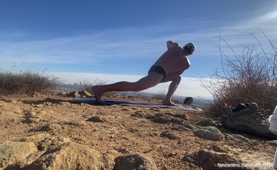 Outdoor yoga