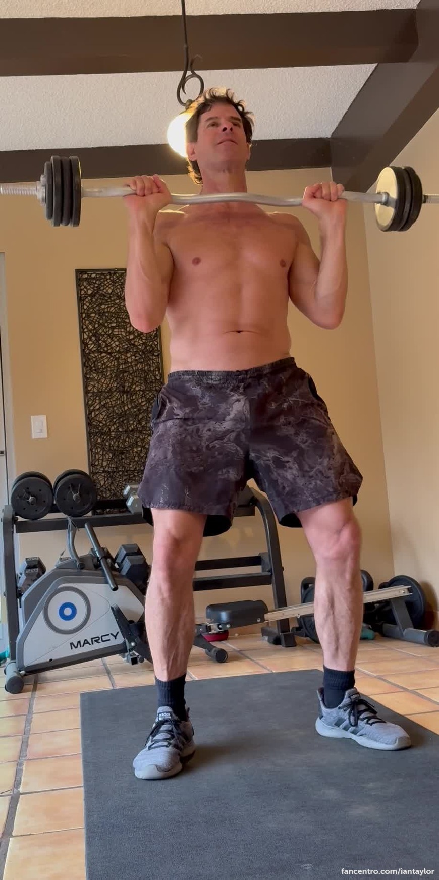 Pumping iron and yoga 1foreground