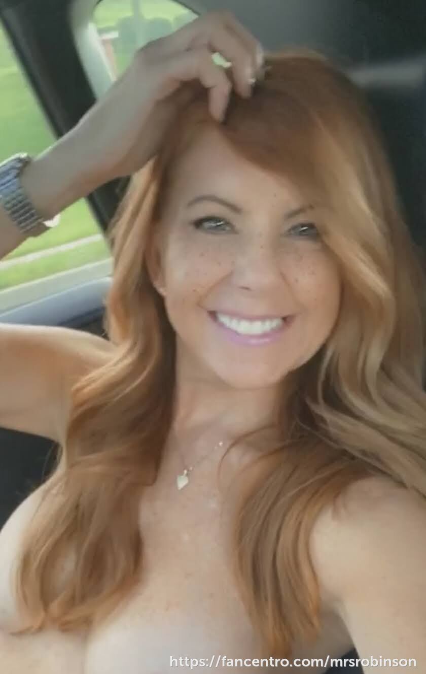 Oh you know, just little old me driving around topless🥰😇 1