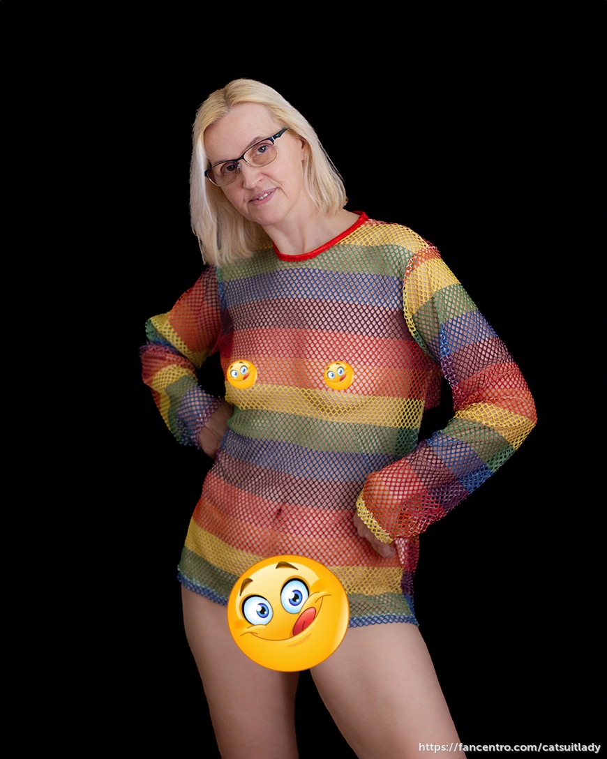 Does it need more than a rainbow-colored mesh shirt?
