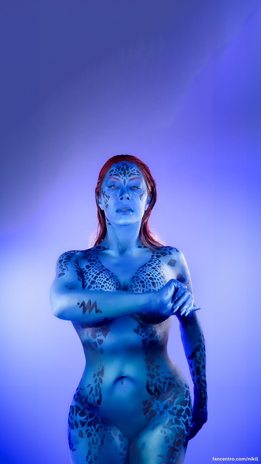 Had a lot of fun becoming Mystique 1