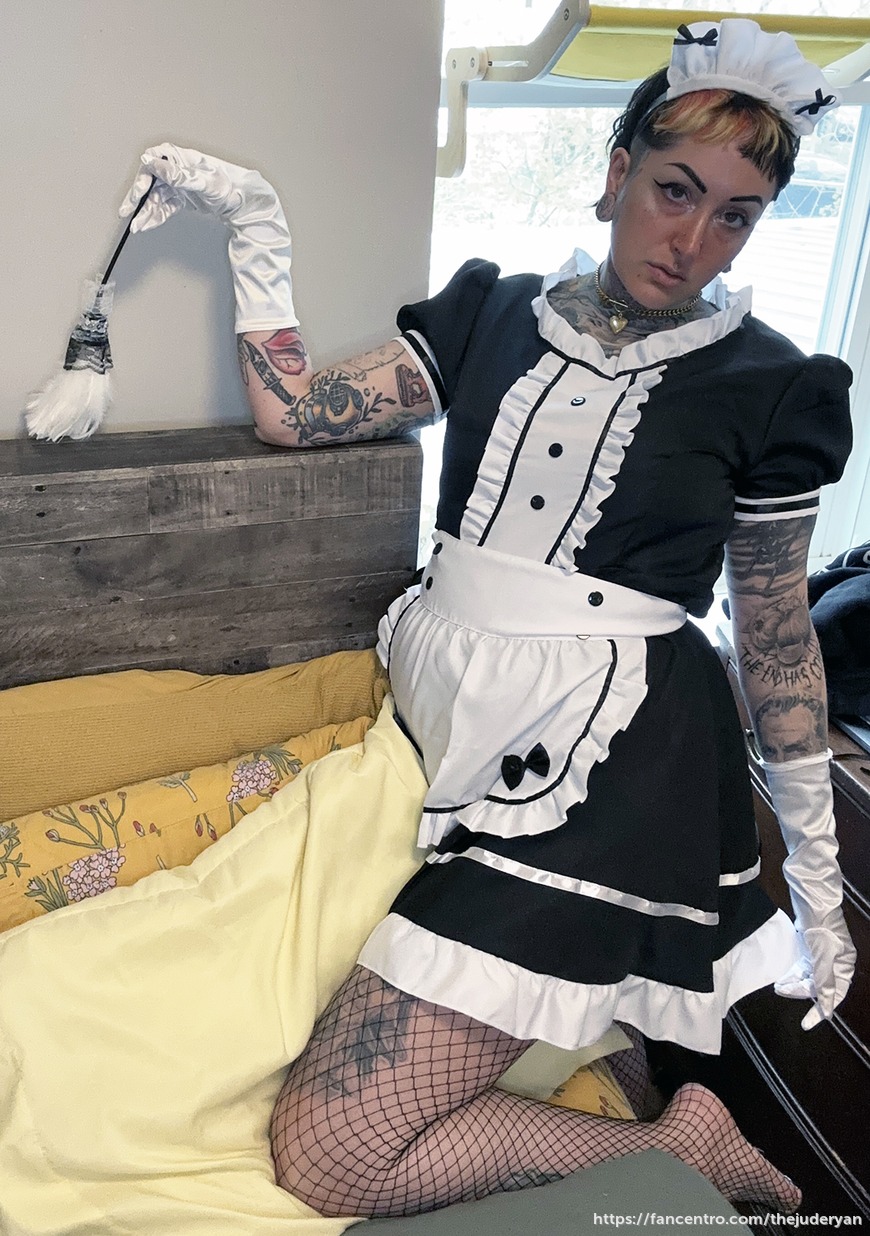 Baby's first French maid outfit!