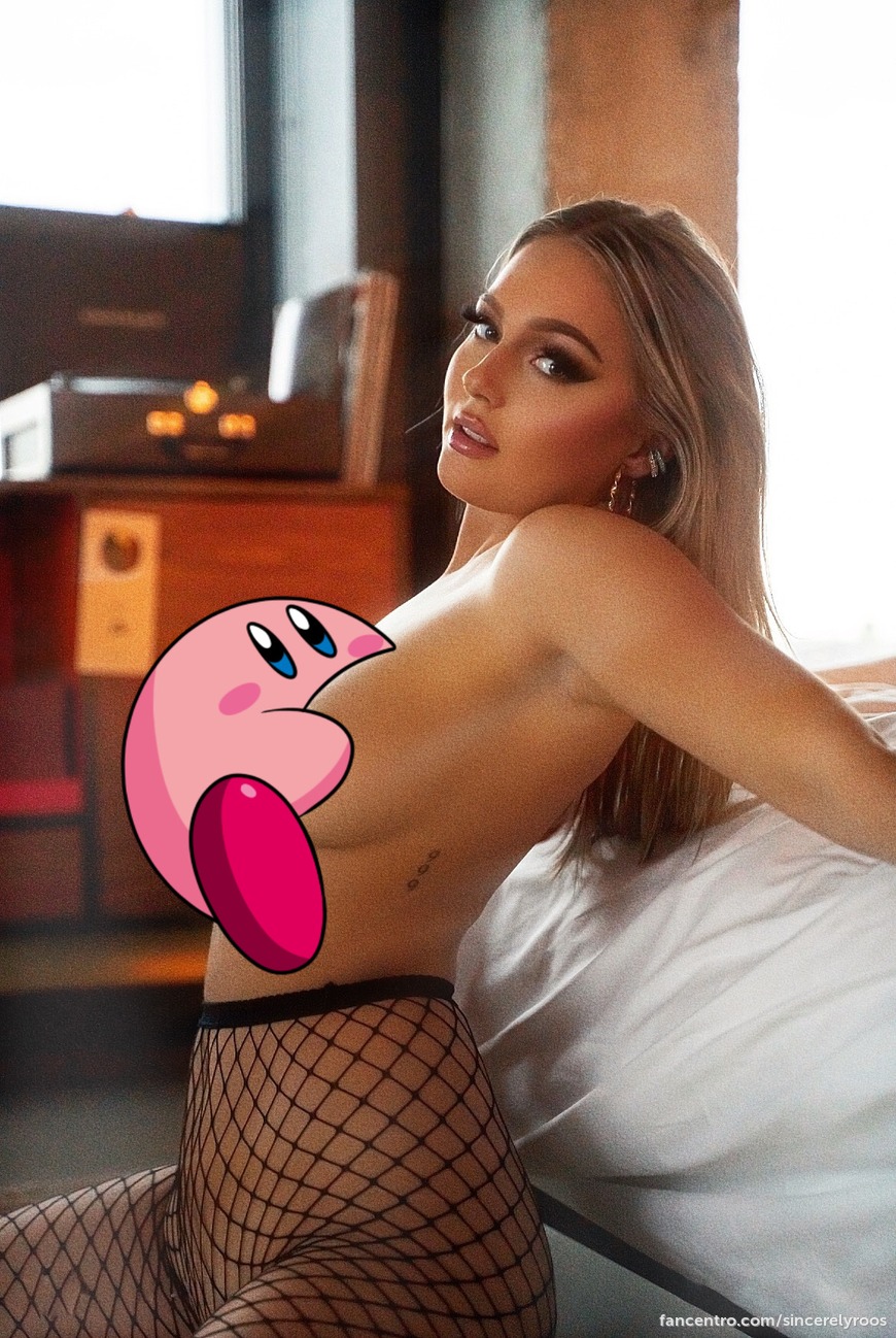 Subscribe now so u can enjoy my titties as much as Kirby does 💖🙈 - post image